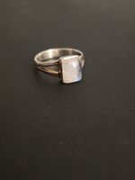 Silberring mit Mondstein Grösse 62 gebraucht