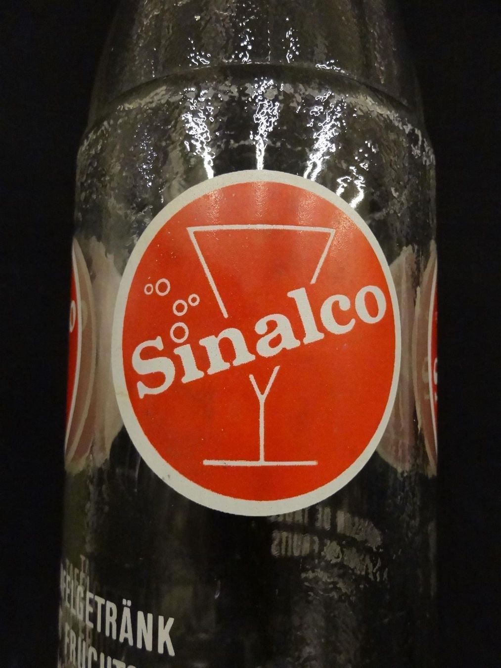 Sinalco Bicchieri, Caraffe & Bottiglie: alte Flasche SINALCO 1970 100cl – Usato da Kerzers venduto da Flaschenposten 6