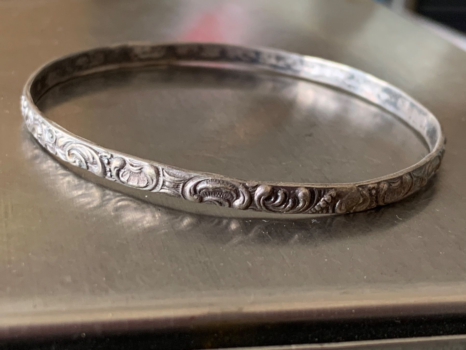 Armbänder & -reifen: Silberarmreif Ornament (6.8 cm) – Gebraucht aus Laufen von belleskulptur 1