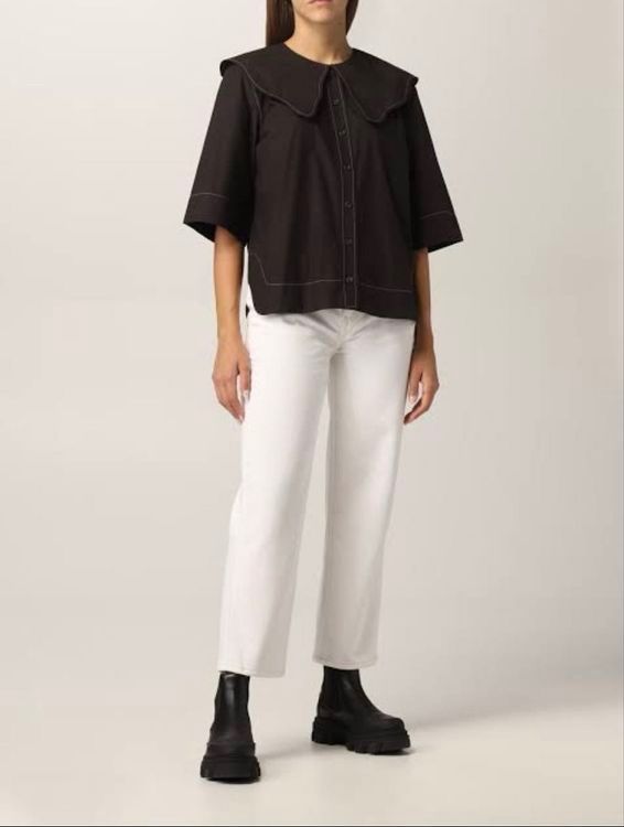 Ganni Jeans: GANNI White Denim Jeans, Grösse 28 – Nuovo (secondo la descrizione) da Spiegel b. Bern venduto da kums