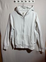 Weisse Freizeitjacke Kapuzen Jacke von H&M Gr. XL