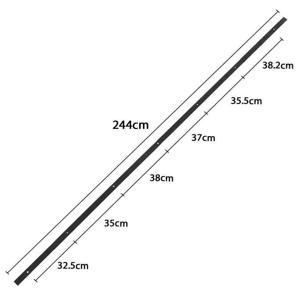 Ferramenta: Yaheetech Schiebetürsystem 8FT/244cm – Nuovo e nell'imballaggio originale da Bottighofen venduto da zaap 1