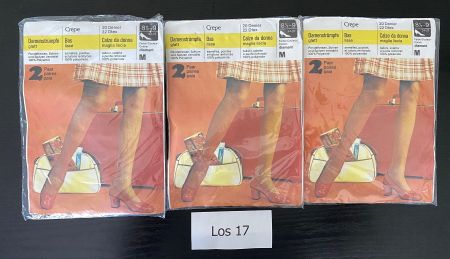 Nylons 6 x Vintage Strapsstrümpfe Straps bas calze (Los 17)