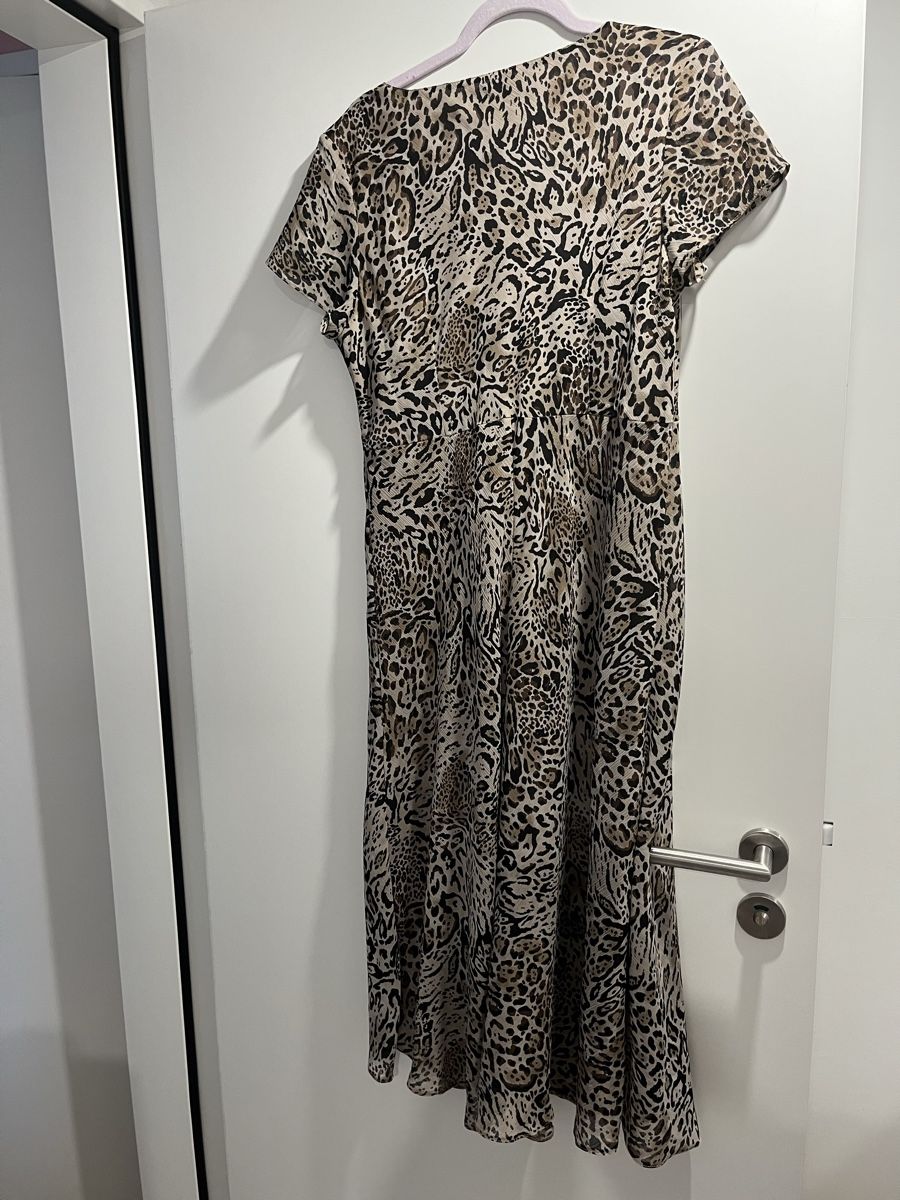 Vestiti: Vintage Canda Kleid, Leopardenmuster, Gr. 44 – Usato da Zürich venduto da Closetbesties 1
