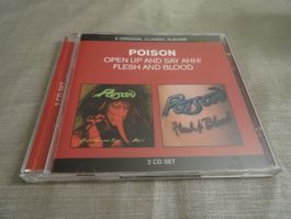 Poison - Open Up And Say Ahh! & Flesh Blood CD