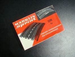 Märklin Sprint gerade Fahrbahnstücke Steigungsende 1291 ovp