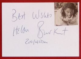 Helen Burkart Autogramm signiert Karte 7x10cm