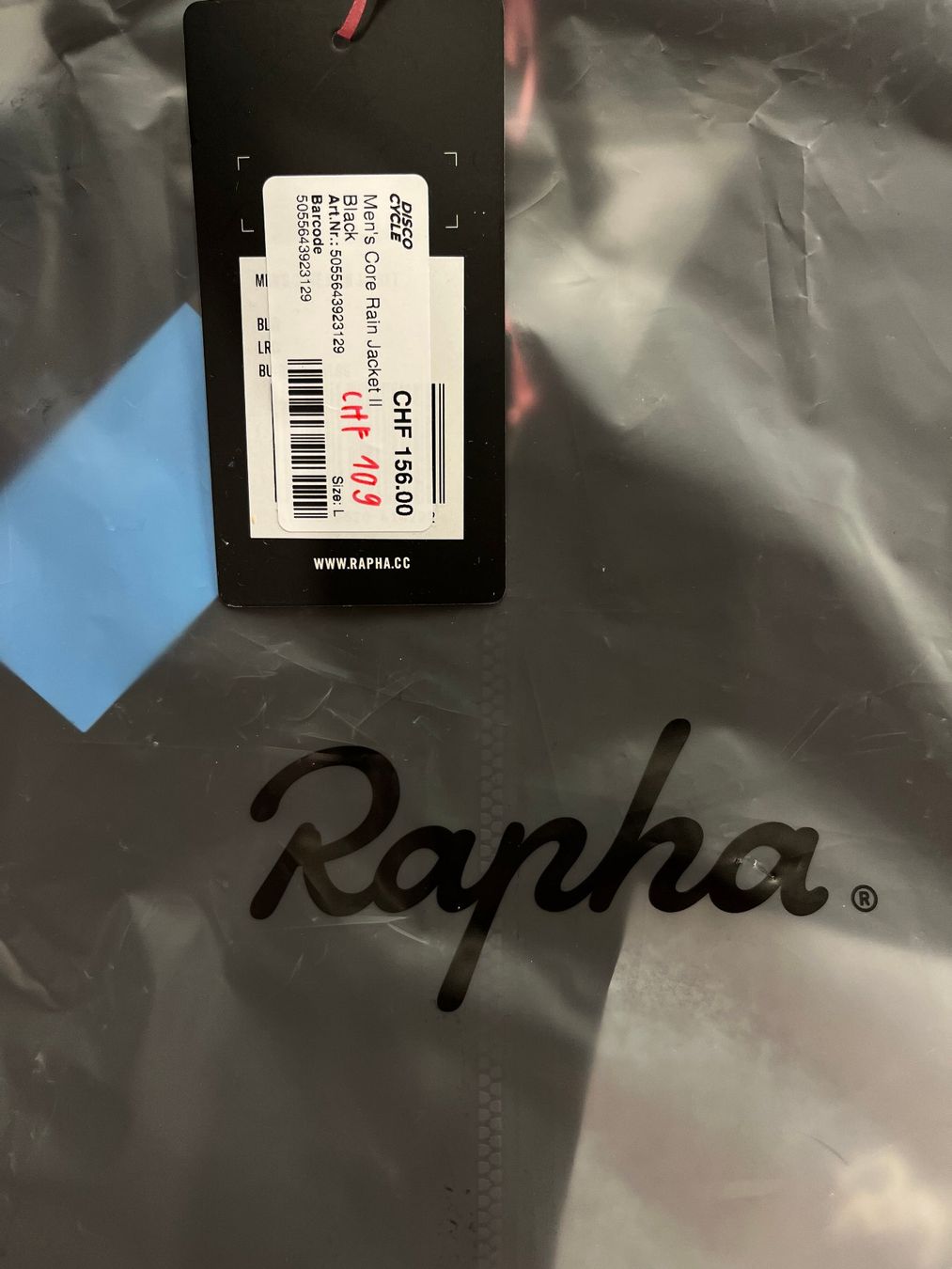 Rapha Giacche: % Rapha - Men's Core Rain Jacket II - Black L – Nuovo e nell'imballaggio originale da Bern venduto da Disco_Cycle 2