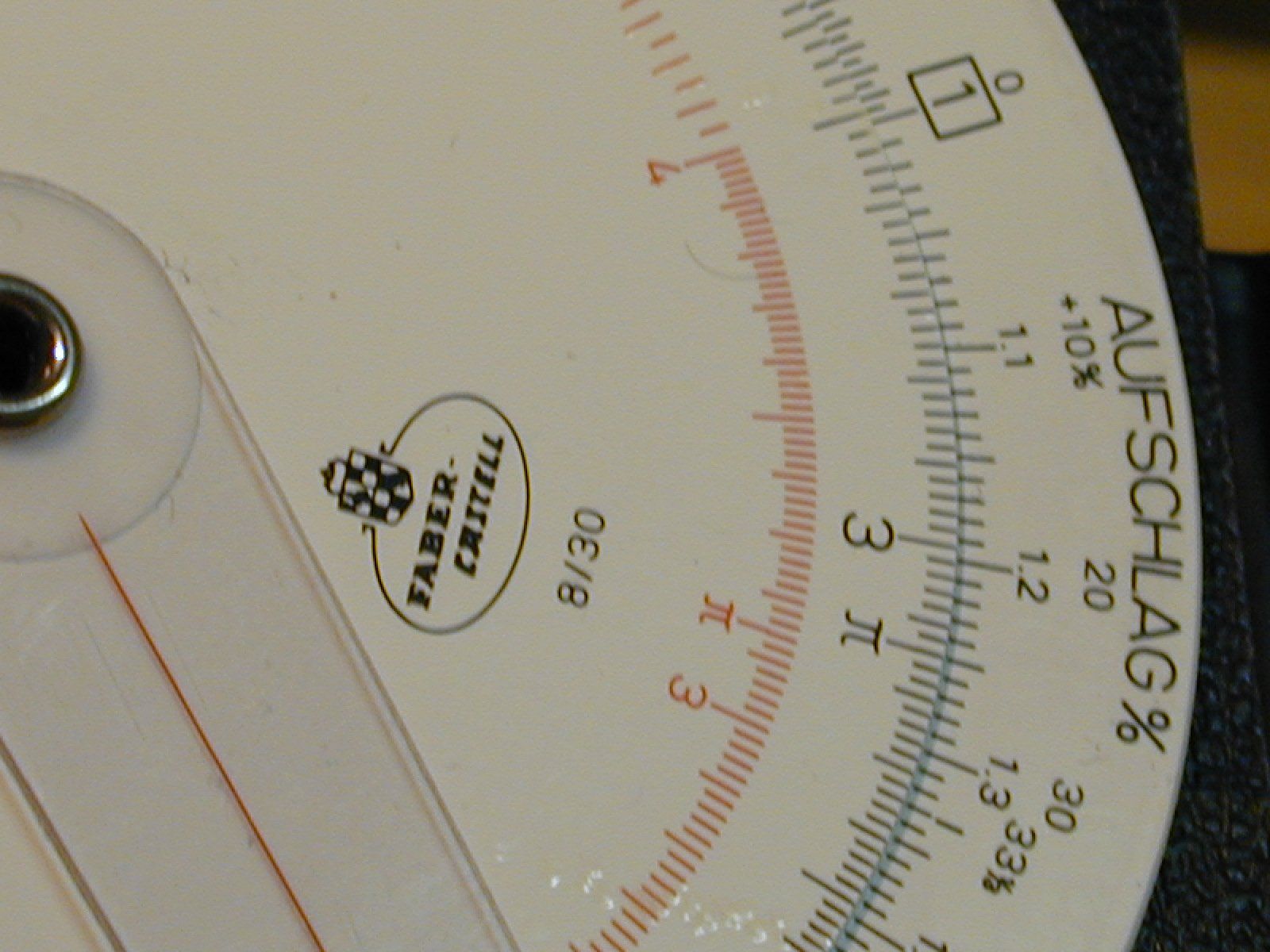 Taschenrechner: FABER-CASTELL 8/30  RECHENSCHEIBE, CIRCULAR SLIDE RULE – Gebraucht aus Oberursel von swinger-ecki 2