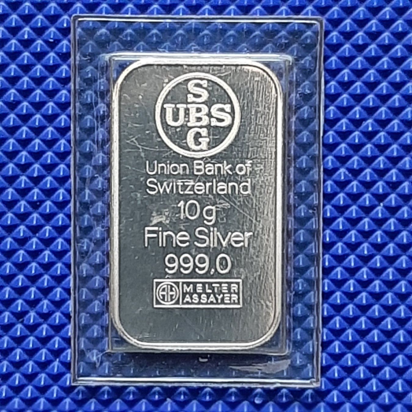 Edelmetalle: 10 grammes argent UBS – Gebraucht aus Carouge GE von cecob0909
