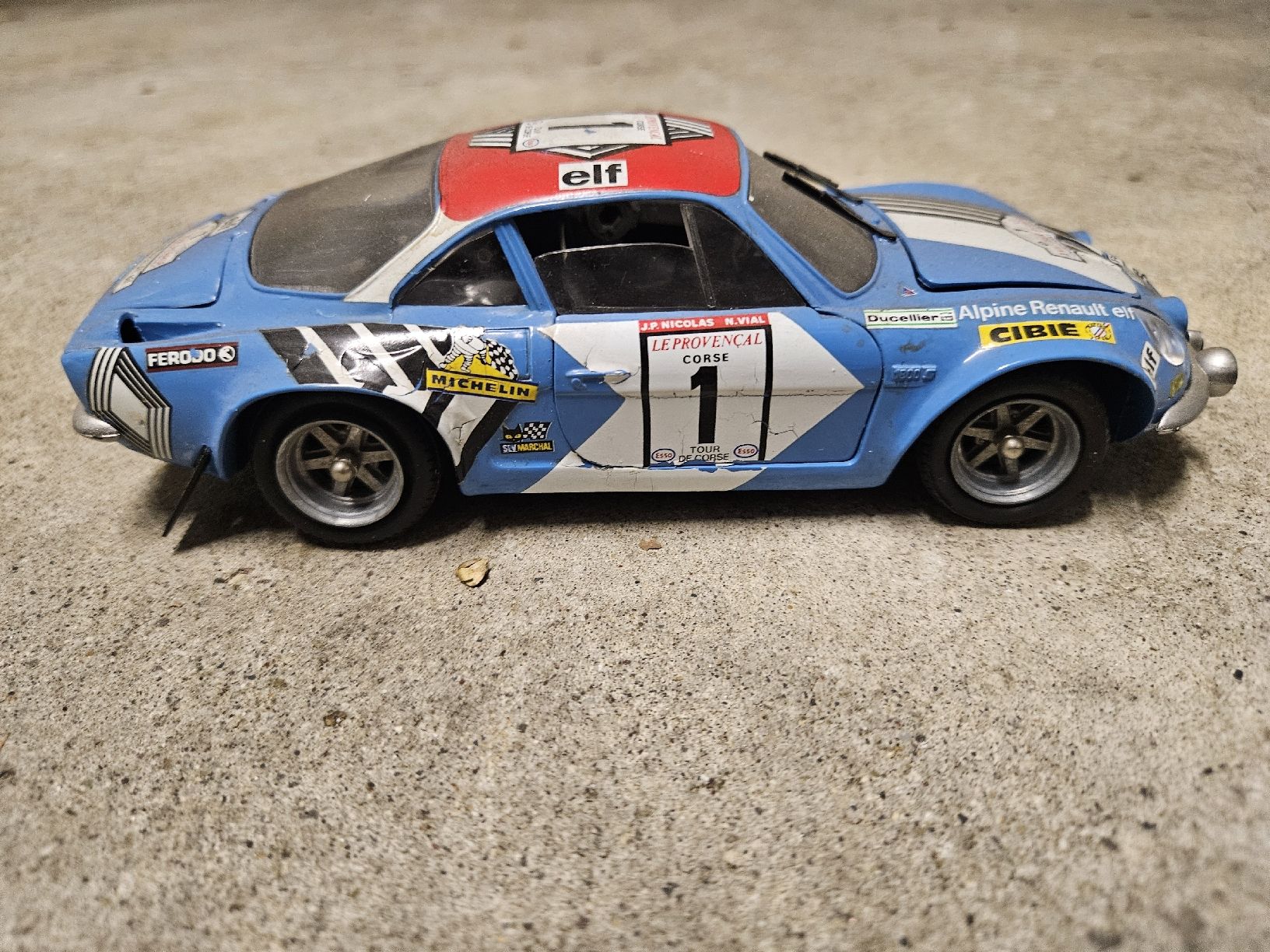 Alpine Voitures modèles: Alpine Renault A110 1600S Macadam Modellauto – D'occasion à Dielsdorf par toe51664 1
