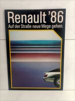 Brochure Catalogue Renault 1986 gamme (Allemagne) (15806)