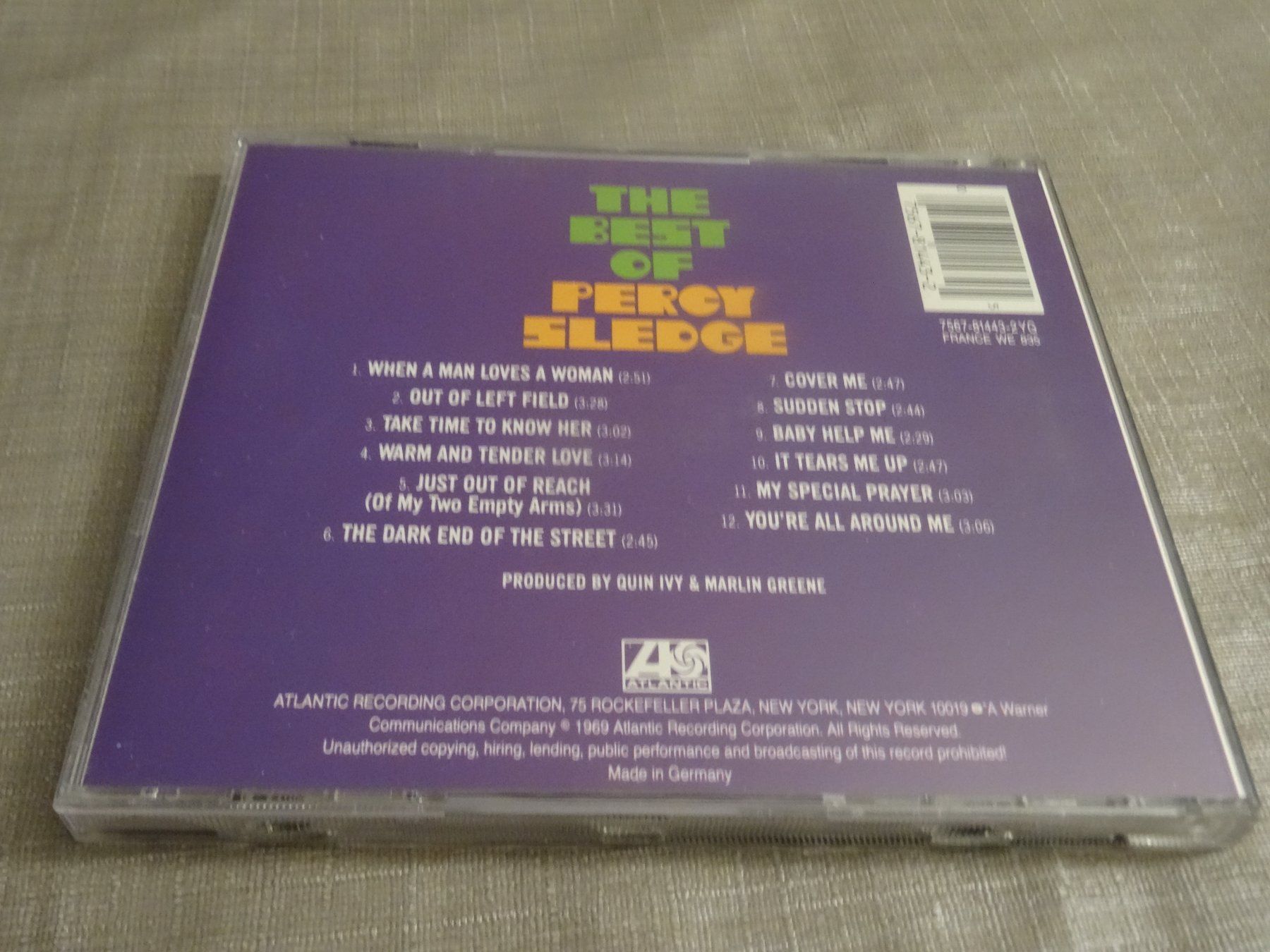 CD: CD: The Best of Percy Sledge – Usato da Olten venduto da Disc-Ausverkauf 1