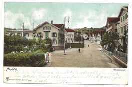 Heiden (AR) Werdstrasse - Gasthof Adler - Gaslaterne - 1904
