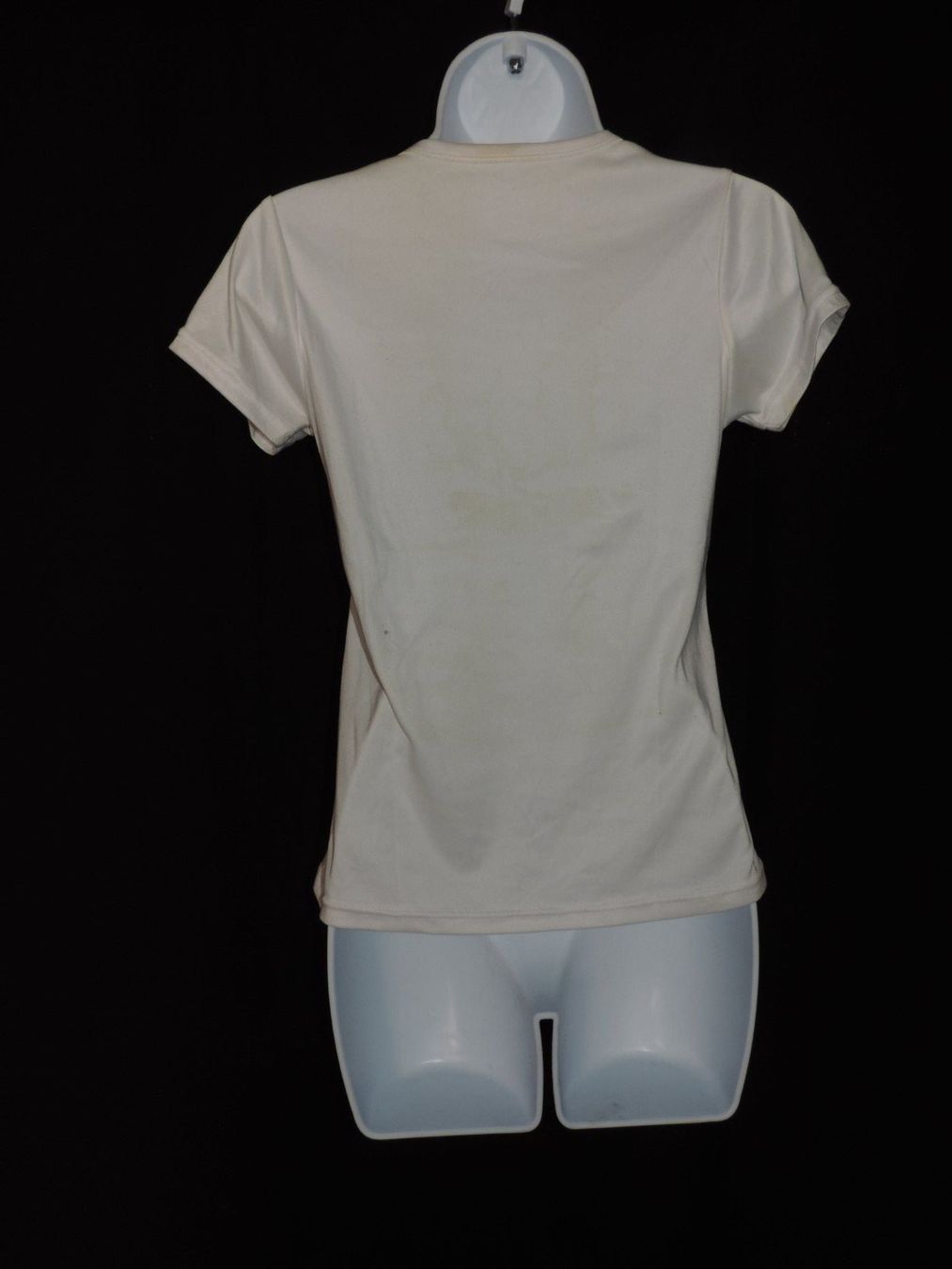 T-shirt: t-shirt blanc et dessin multicolore – Usato da Genève venduto da Axelle333 3