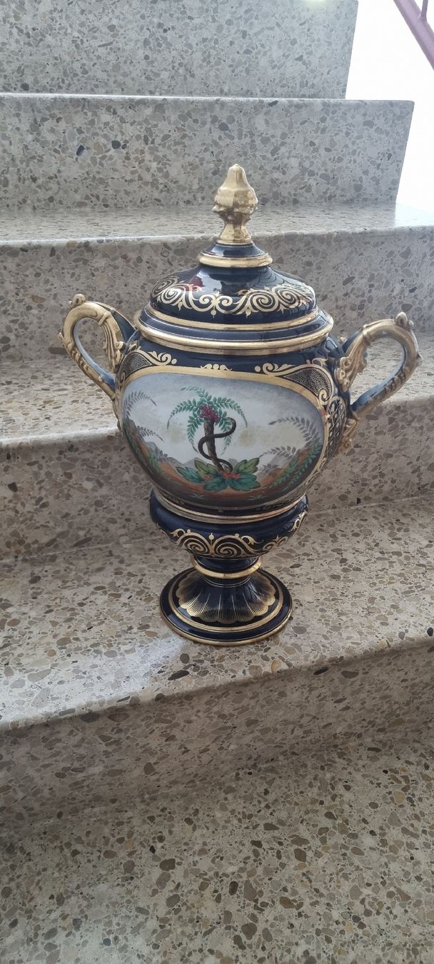 Vasi & Recipienti: Elegante antike Vase mit Deckel, Kunstobjekt zu ersteigern – Usato da Moosseedorf venduto da dfe_s5hz 1