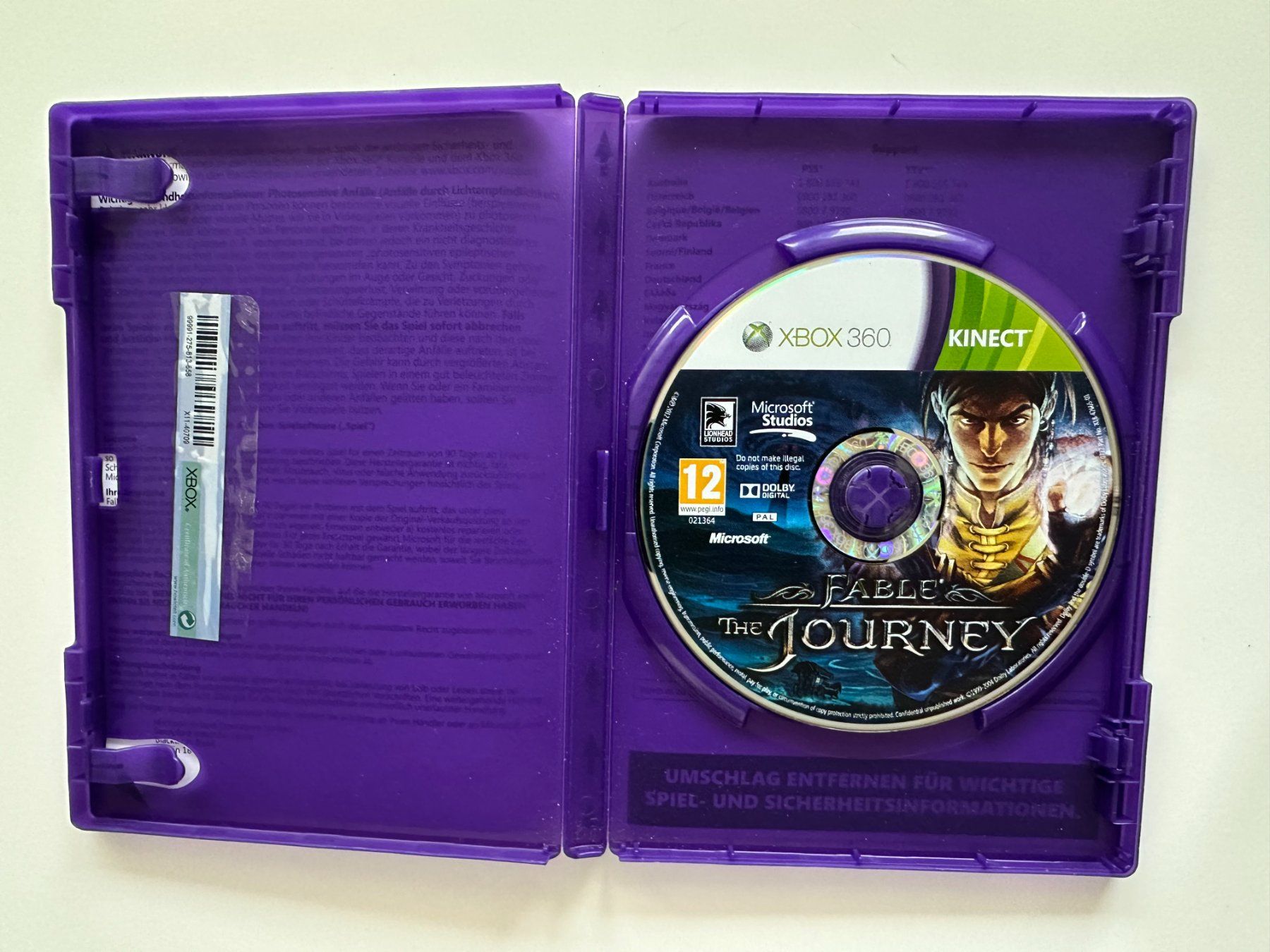Microsoft Giochi: Fable: The Journey, Xbox 360 Kinect – Usato da Couvet venduto da Aura_aura 1