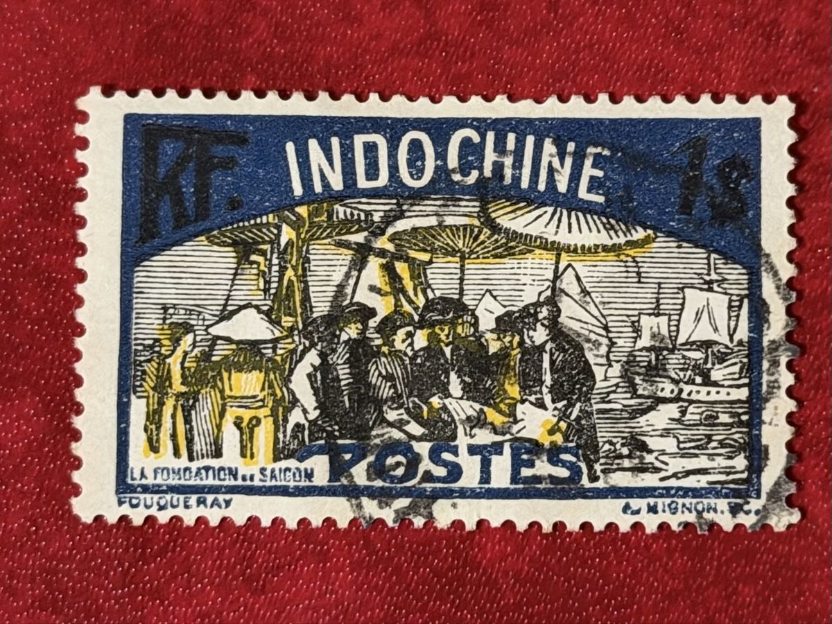 Alle Briefmarken: Timbre - Indochine – Gebraucht aus Petit-Lancy von Solcarm