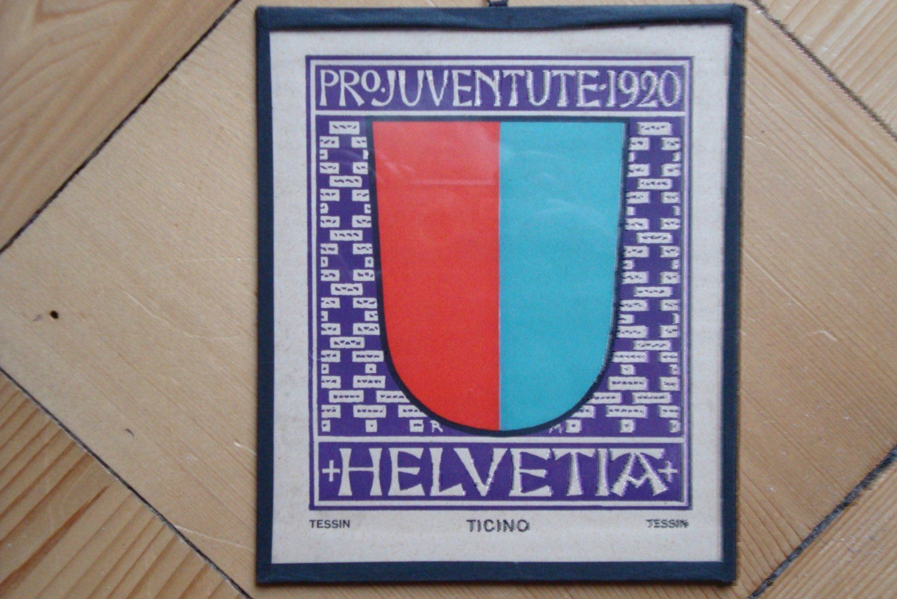 Posters & Illustrations: TICINO - Pro Juventute Wäppli, Glas – D'occasion à Bern par carola31