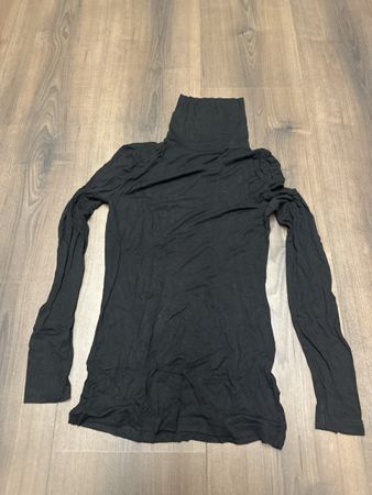 Damen Rollkragenpullover schwarz Grösse S