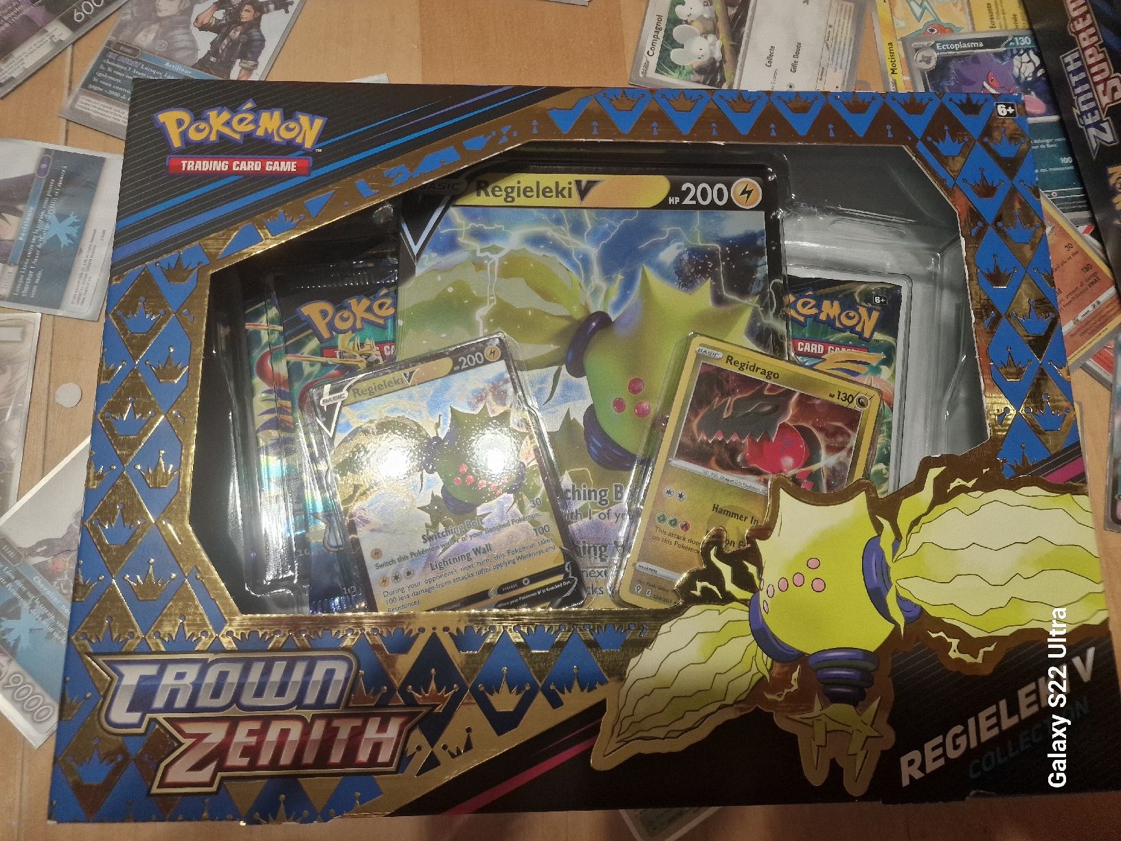 Pokémon Carte collezionabili: Pokémon Regieleki V Crown Zenith ENG scellé – Nuovo e nell'imballaggio originale da Bulle venduto da ned_msw7