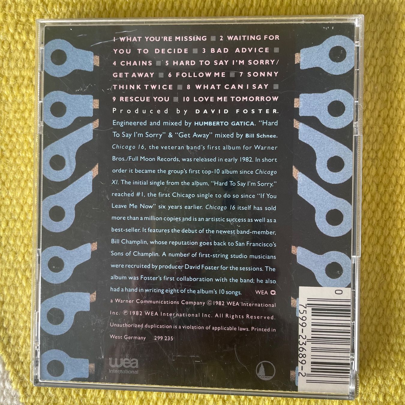 CD: CHICAGO-CHICAGO 16 – Usato da Rorschacherberg venduto da CD-Roli 1