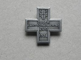 Abzeichen Zuger Kantonal Schwingfest Schwingen Zug ZG 1934