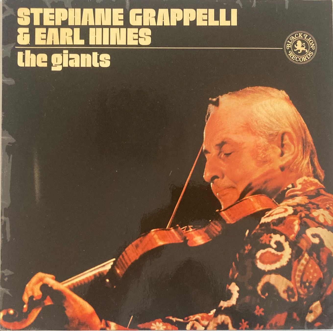 Schallplatten: STEPHANE GRAPELLI & EARL HINES - THE GIANTS – Gebraucht aus Poliez-Pittet von Newtown-Records