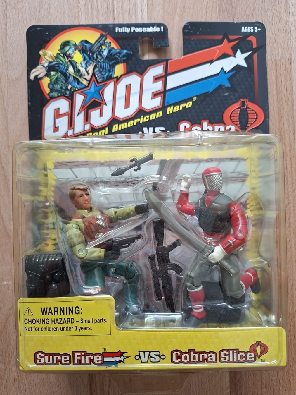 Hasbro Giocattoli: G.I. Joe "Sure Fire vs. Cobra Slice" Hasbro (O-Ring) – Nuovo (secondo la descrizione) da Iragna venduto da vicdeolive_0