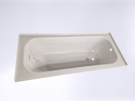 Badewanne Schmidlin NORM CLASSIC mit Zargen (Abfluss rechts)