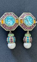 Luxuriöse Vintage-Ohrclips im Art-déco-Stil von Heidi Daus