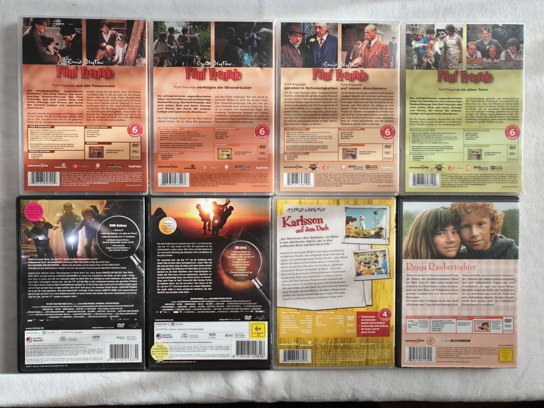 Tutti i DVDs: 13 Kinderfilme DVD sammlung – Usato da Rebstein venduto da gimmma 1