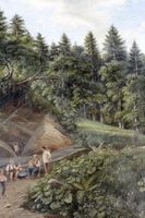 ROMANTIKER (Swiss, 19. Jh.) Szene bei Engelberg, um 1860