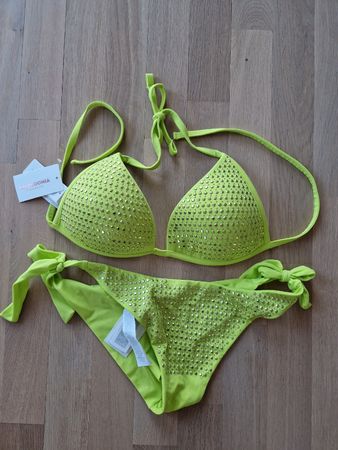 Calzedonia Bikini Luxury Stones Lemon - Neu