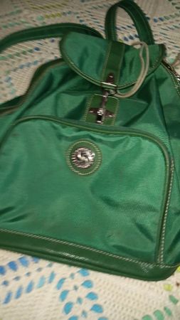 zaineto vintage Samsonite verde molto capiente-