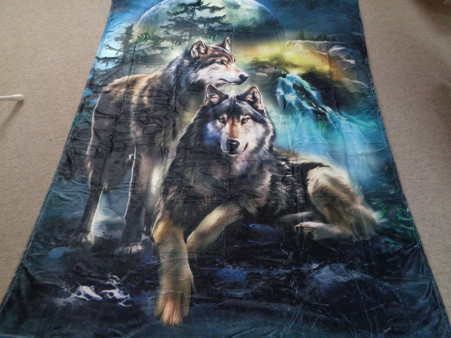 Coperte: Kuschel Decke mit Wolf 150x195cm – Nuovo e nell'imballaggio originale da Langenbruck venduto da Gumsi 2