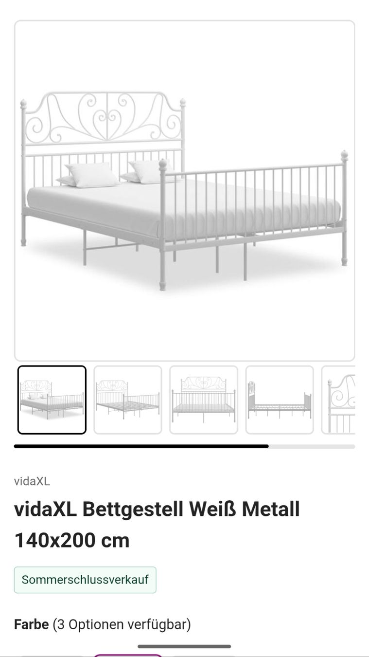 Vidaxl Letti: Bettgestell – Usato da Ostermundigen venduto da YA77