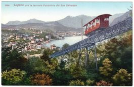 Lugano - Standseilbahn Monte San Salvatore