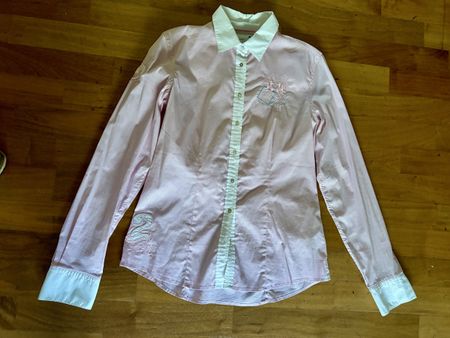 La Martina Damen Hemd Grösse 4 rosa neu