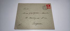 Alter Briefumschlag 1930 mit Helvetia Marke