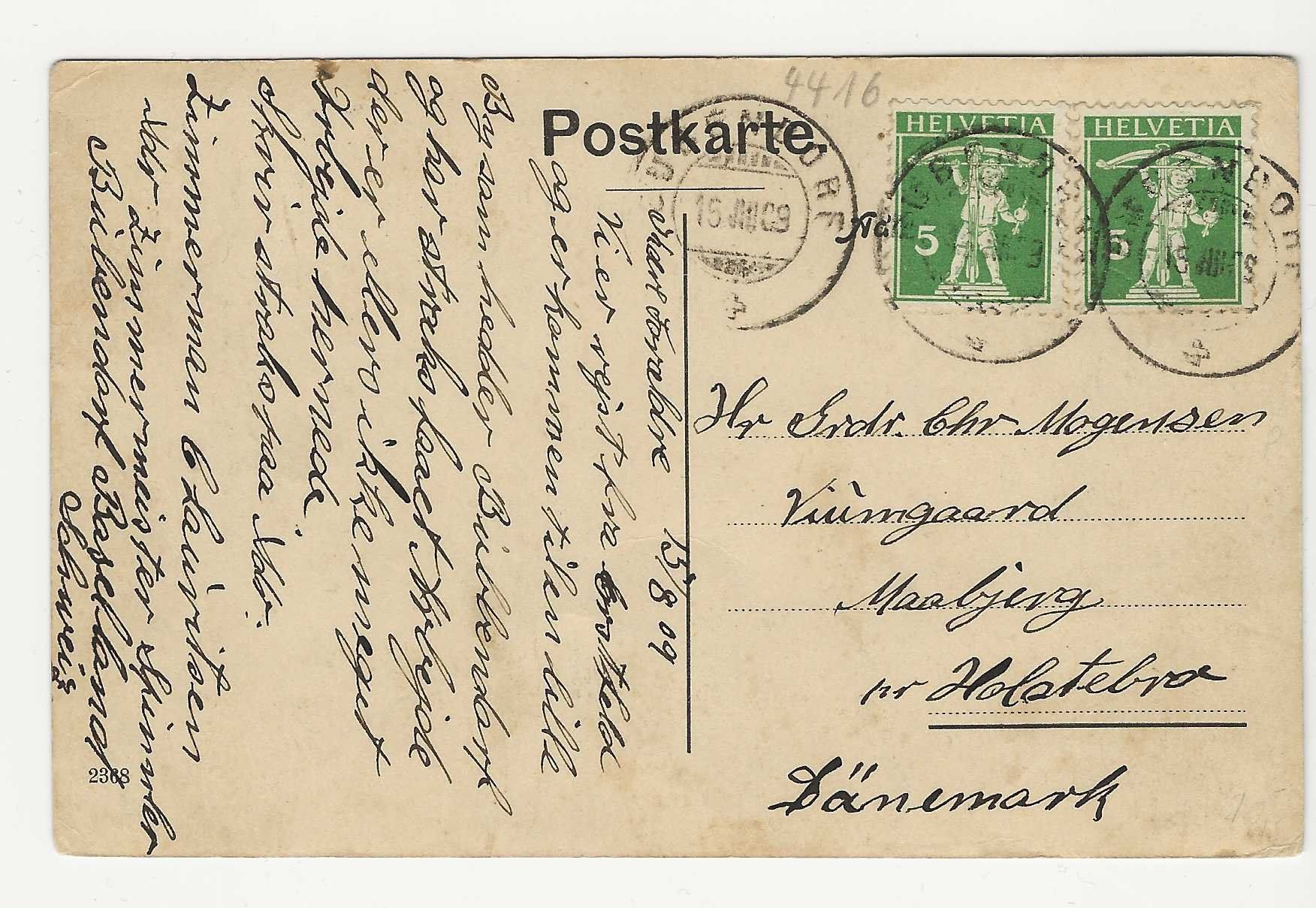 Ansichtskarten: BUBENDORF    1909 – Gebraucht aus Küttigen von rolypo 1