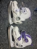 Patins à glace réglables pour filles, pointure 26/28
