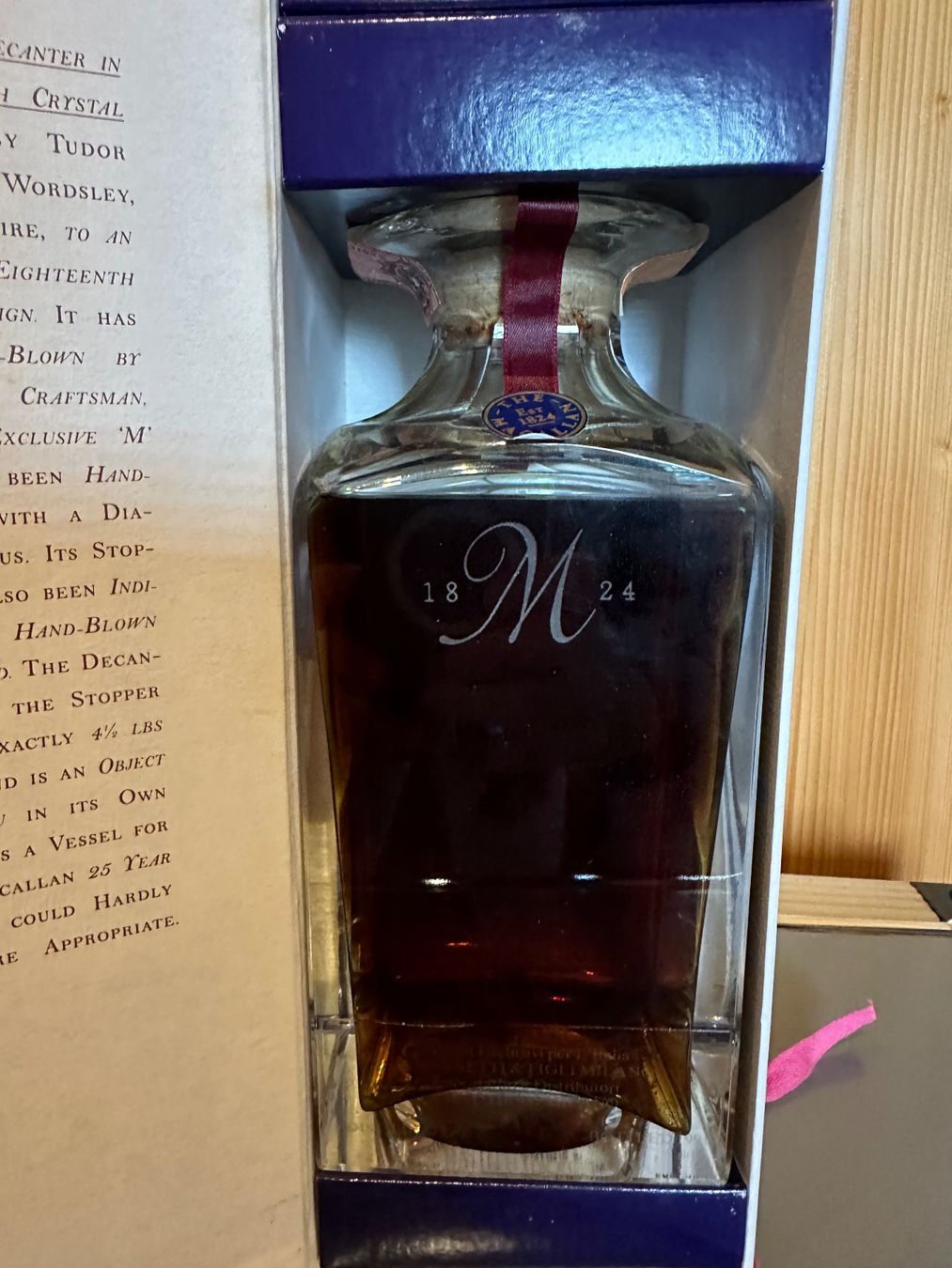 Macallan Bevande alcoliche: The MACALLAN DECANTER 1965 – Nuovo e nell'imballaggio originale da Neerach venduto da fuz_8d7l