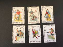 Fussball WM 82 Rumänien Satz  Luxus ** (2358)