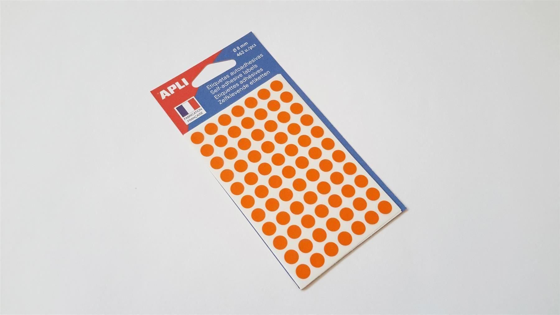 Sticker: Markierungspunkte, orange, 8mm, 462 St. – Nuovo e nell'imballaggio originale da St. Gallen venduto da cointec 1