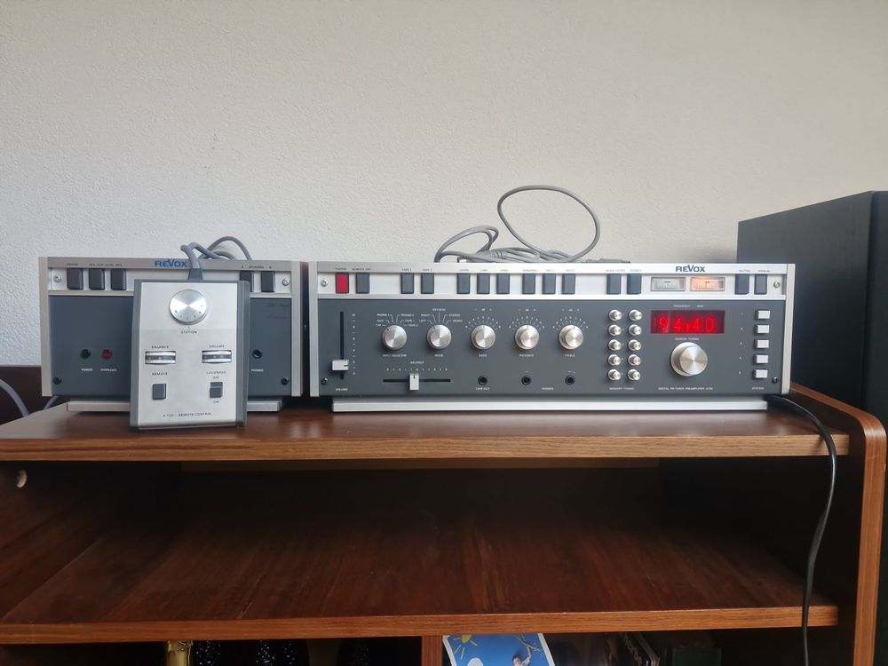 Ensemble Hi-Fi ReVox vintage A720 + A722 avec télécommande (D'occasion ...