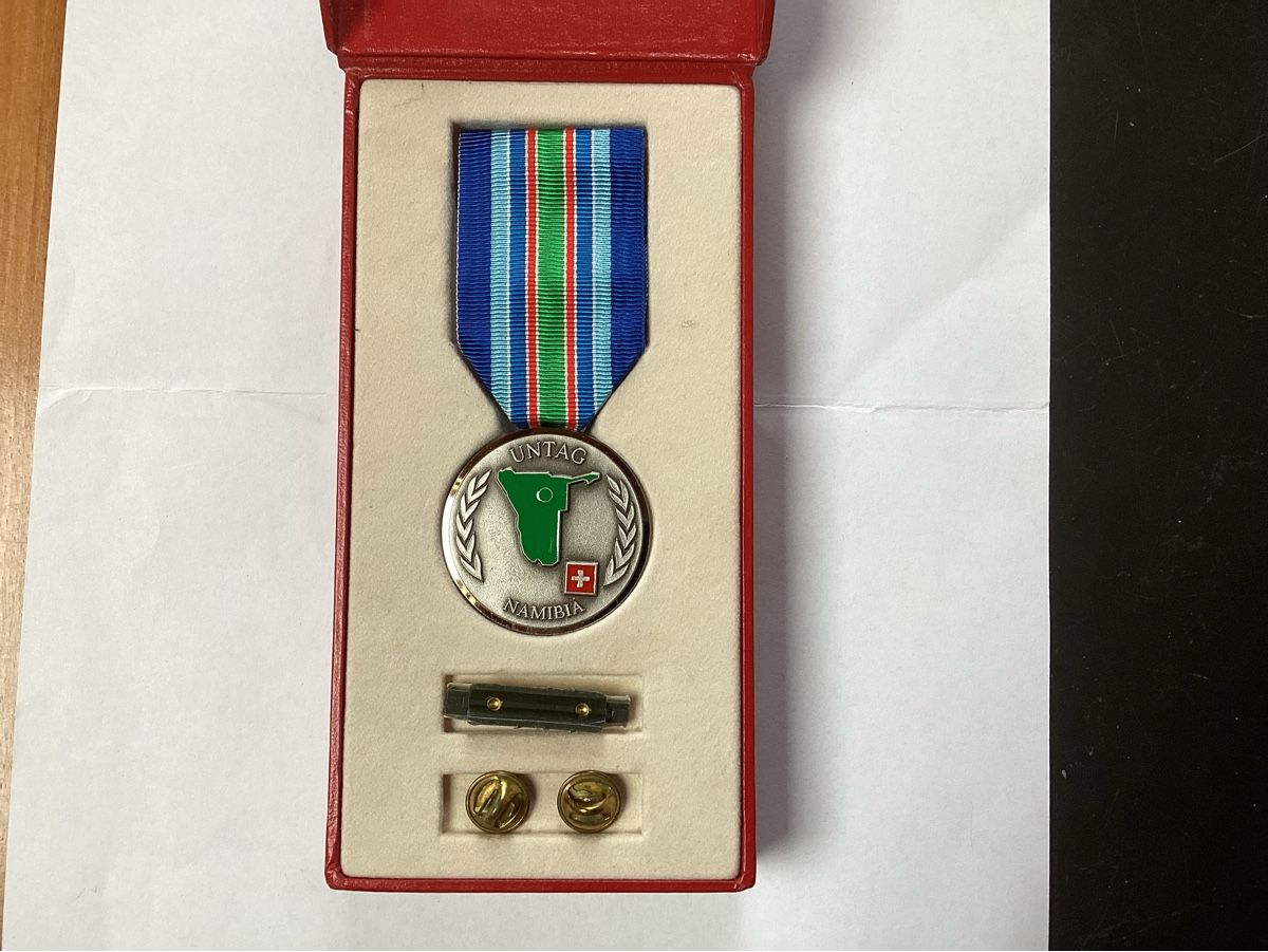Medaillen: Auszeichnung Schweizer Armee Namibia – Gebraucht aus niederurnen von Hagugelmann 3