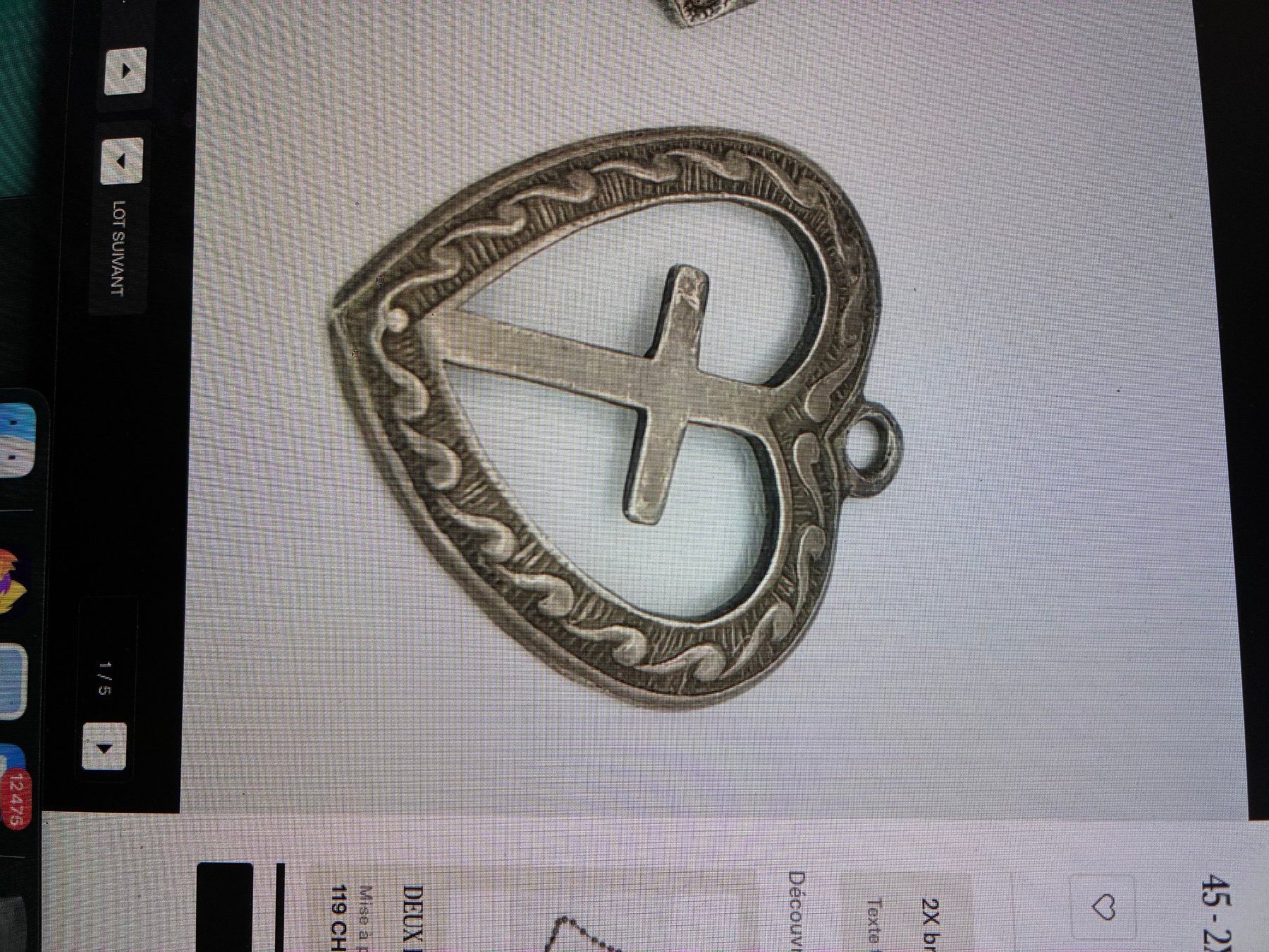 Anhänger: breloques  croix - argent – Gebraucht aus Evilard von nenette01 2