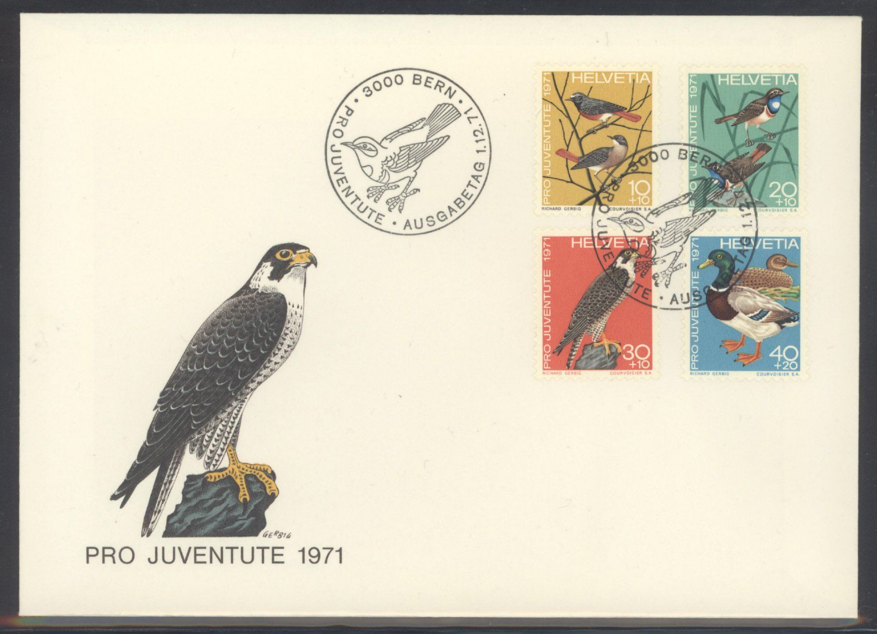 Tutti i francobolli: 1971, FDC, Pro Juventute – Usato da Willisau venduto da Vollstempel
