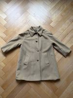 Wollmantel Italien beige camel S wie neu vintage